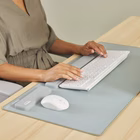 Immagine di Poggiapolsi da tastiera FELLOWES Breyta con microban colore salvia