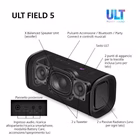 Immagine di Cassa per Smartphone/Tablet/Mp3 si nero SONY ULT FIELD 5 SRSULT50B.CE7