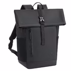 Immagine di Notebook da 15.6 polietilene riciclato nero RIVACASE ZAINO ROLL TOP EDEN ECO 14/15 " BLACK 7826BK