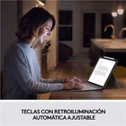 Immagine di Cover n.d. grigio LOGITECH Combo Touch for iPad Pro - layout spagnolo 920-010219