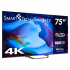 Immagine di Tv 75" uhd 4K (3840x2160) SMART TECH 75 UHK 4K QLED Google TV 75QG06K3