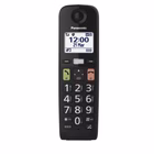 Immagine di Telefono cordless digitale PANASONIC CORDLESS TGU132 TASTI GRANDI SEGRETERIA DUO KX-TGU132EXB