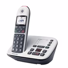 Immagine di Telefono cordless digitale MOTOROLA CORDLESS SENIOR CD5001 WHITE CON SEGRETERIA 107CD5011EU