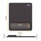 Immagine di Mousepad poggiapolsi breyta nero