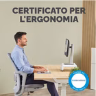 Immagine di Mousepad poggiapolsi breyta grigio