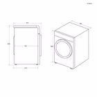 Immagine di Lavatrice a carica frontale A 10 kg HAIER 31019798