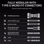 Immagine di Alimentatore per PC 750 w CORSAIR RM750x SHIFT CP-9020298-EU