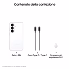 Immagine di Smartphone 512GB SAMSUNG GALAXY S26 12+512GB WHITE SM-S942BZWHEUE