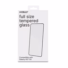 Immagine di Proteggi schermo full glass vetro temperato CELLY FULLGLASS - Vetro 9H con bordo colorato nero compa