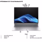Immagine di Notebook 16" HP EliteBook 6 G1i 16 D76E8AT