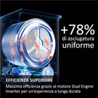 Immagine di Asciugatrice a condensazione 9 kg pompa di calore HAIER X Serie 11 HD90-A3Q397U1 31102816