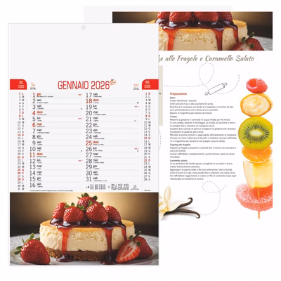 Immagine di Calendario da muro cm 28,8x47 Dolci 100+