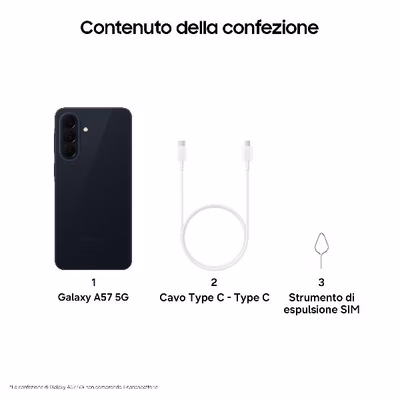 Immagine di Smartphone 256GB SAMSUNG GALAXY A57 8+256GB NAVY SM-A576BDBDEUE