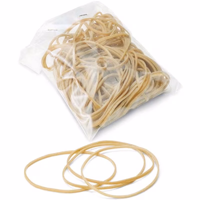 Immagine di Elastici in gomma ad anellini diametro 50 mm kg 1