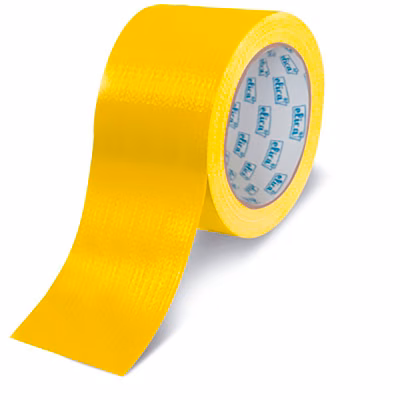 Immagine di Nastro adesivo telato politenato mm 50x25m giallo