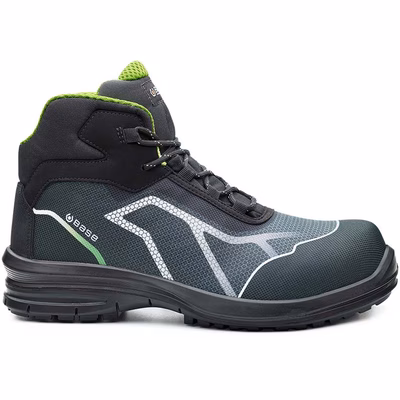 Immagine di Calzatura alta BASE OREN TOP S3S FO SR nero/verde taglia 40
