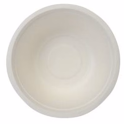 Immagine di Piatto fondo PFAS FREE in polpa di cellulosa colore bianco 400 ml Ø 18 cm