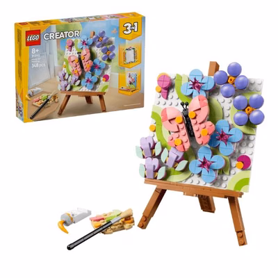 Immagine di Costruzioni LEGO Dipinto floreale decorativo 31390