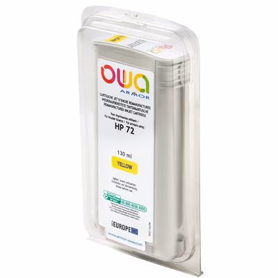 Immagine di Inkjet rigenerato OWA HP C9373A giallo