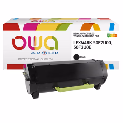 Immagine di Toner Laser rigenerato OWA LEXMARK 50F2U00 nero
