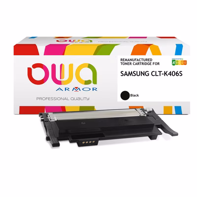 Immagine di Toner Laser rigenerato OWA SAMSUNG CLT-K406S nero