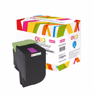 Immagine di Toner Laser rigenerato OWA LEXMARK 70C2HM0 magenta