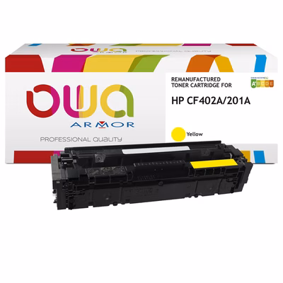 Immagine di Toner Laser rigenerato OWA HP CF402A giallo
