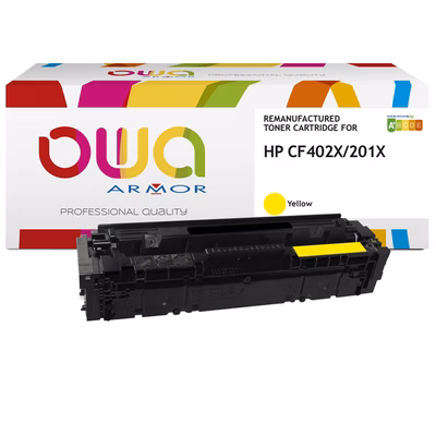 Immagine di Toner Laser rigenerato OWA HP CF402X giallo