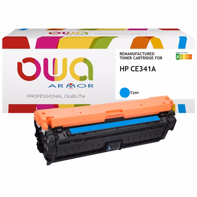 Immagine di Toner Laser rigenerato OWA HP CE341A ciano