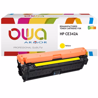 Immagine di Toner Laser rigenerato OWA HP CE342A giallo