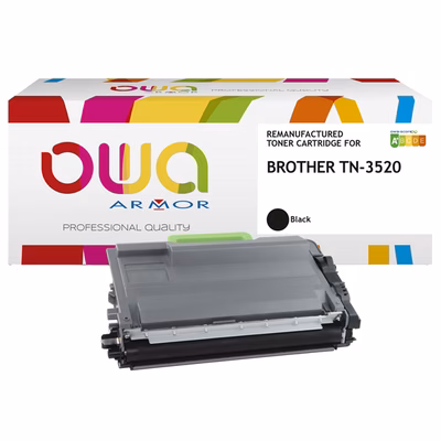 Immagine di Toner Laser rigenerato OWA BROTHER TN-3520 nero