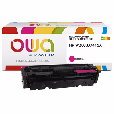 Immagine di Toner Laser rigenerato OWA HP W2033X magenta