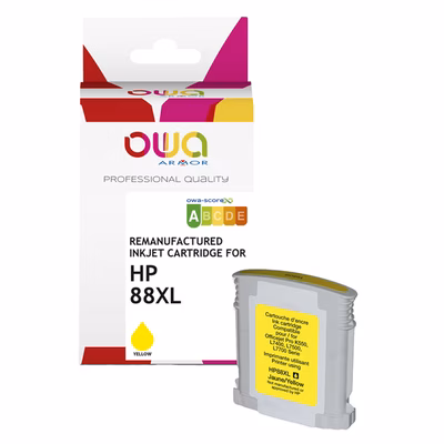 Immagine di Inkjet rigenerato OWA HP C9393AE giallo