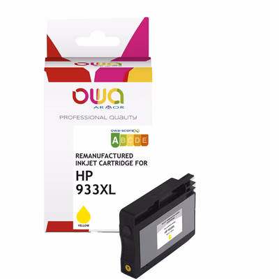 Immagine di Inkjet rigenerato OWA HP CN056AE giallo