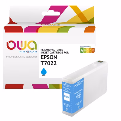 Immagine di Inkjet rigenerato OWA EPSON C13T70224010 ciano