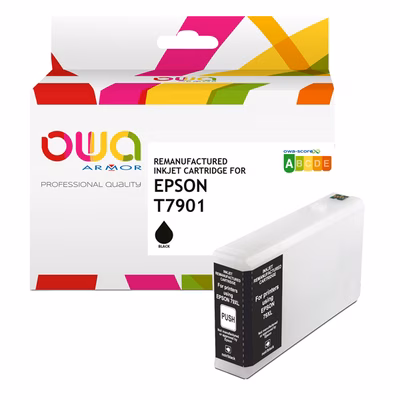 Immagine di Inkjet rigenerato OWA EPSON C13T79014010 nero