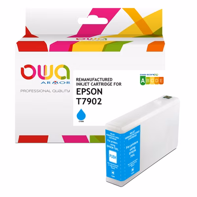 Immagine di Inkjet rigenerato OWA EPSON C13T79024010 ciano