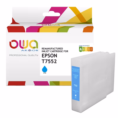 Immagine di Inkjet rigenerato OWA EPSON C13T755240 ciano