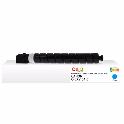 Immagine di Toner Laser rigenerato OWA CANON 0482C002 ciano