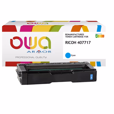 Immagine di Toner Laser rigenerato OWA RICOH 407717 ciano