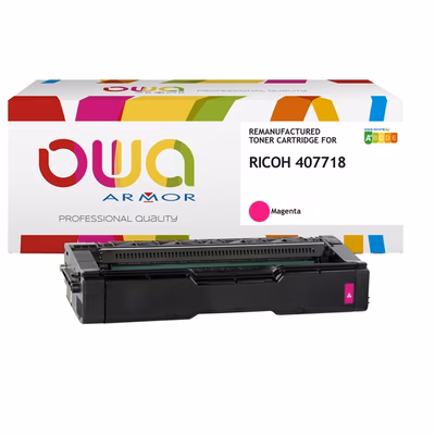 Immagine di Toner Laser rigenerato OWA RICOH 407718 magenta