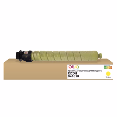 Immagine di Toner Laser rigenerato OWA RICOH 841818 giallo