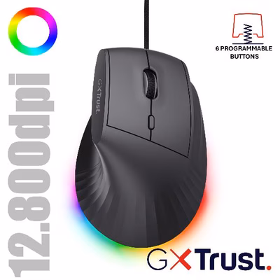 Immagine di Gxt145 rexxa ergonomic gaming mouse