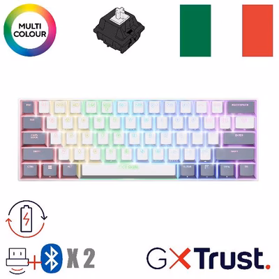 Immagine di Gxt873 acira tri wireless keybd wht it