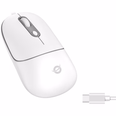 Immagine di CONCEPTRONIC Mouse Ottico silenzioso USB-C a 4 tasti REGAS02W