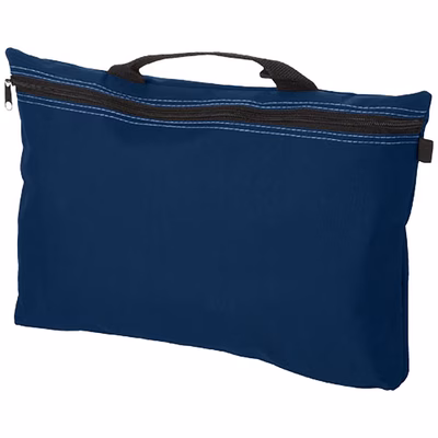 Immagine di Borsa conference Orlando in poliestere colore blu navy 1000+