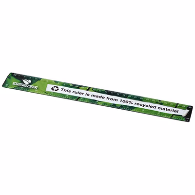 Immagine di Righello Terran in plastica riciclata cm 30 colore nero 2500+