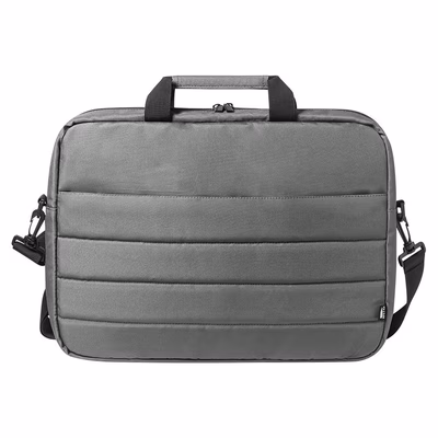 Immagine di Borsa portadocumenti Bakex in poliestere RPET con tracolla colore grigio 120+