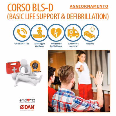 Immagine di CORSO AGGIORNAMENTO BLS-D (Basic Life Support) max 6 persone