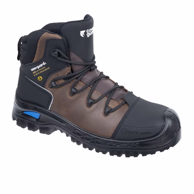 Immagine di Calzatura alta COVERGUARD X-CLAW PROOF S7S ESD CI HI AN LG SC FO SR marrone taglia 38